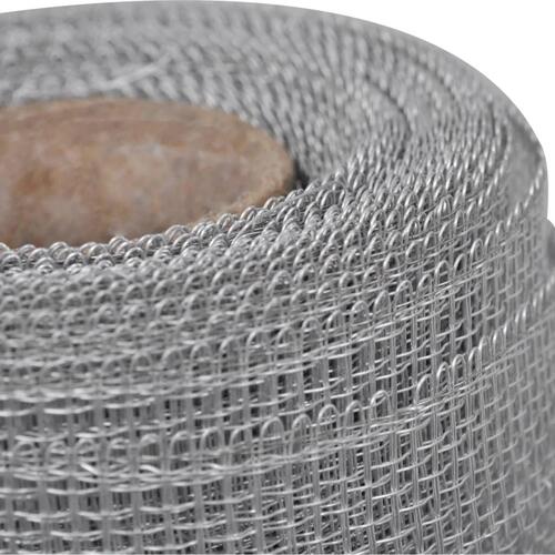 Net aluminium 150 x 500 cm sølvfarvet