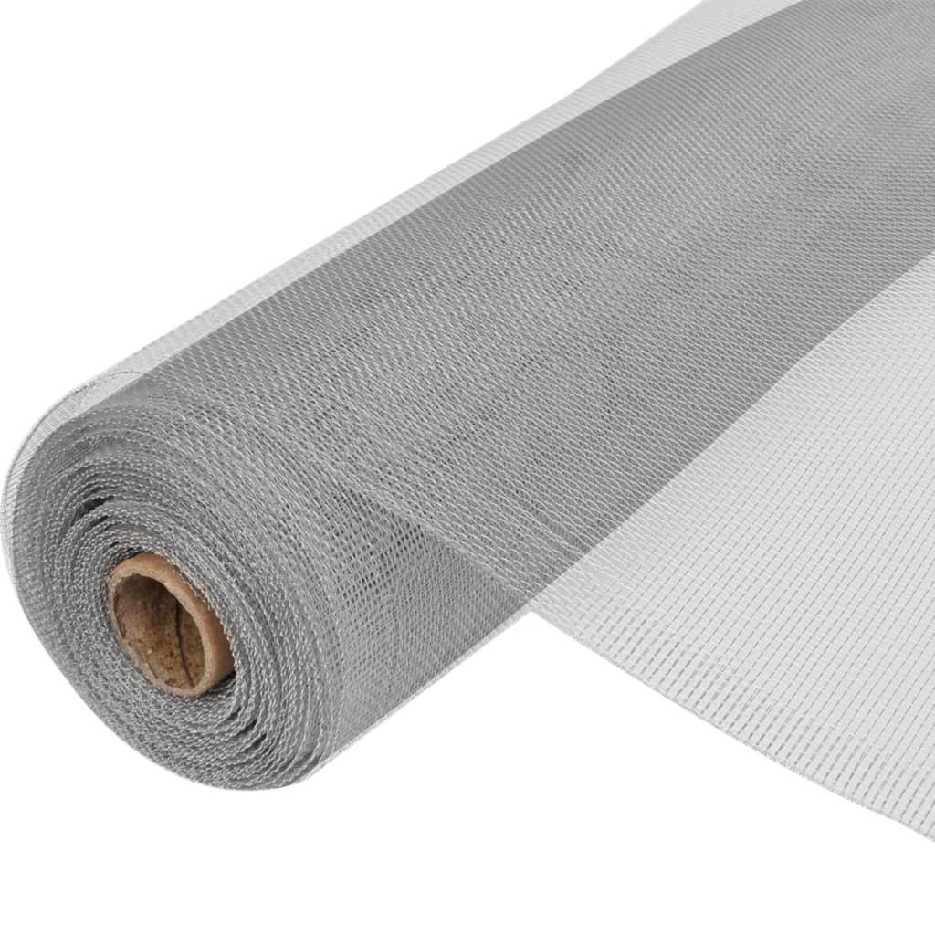 Net aluminium 150 x 1000 cm sølvfarvet