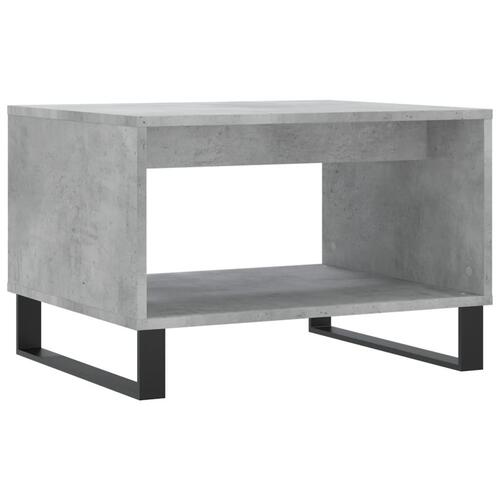 Sofabord 60x50x40 cm konstrueret træ betongrå