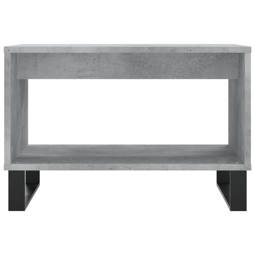 Sofabord 60x50x40 cm konstrueret træ betongrå