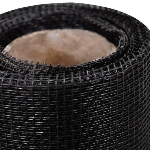 Net glasfiber 150 x 1000 cm sort
