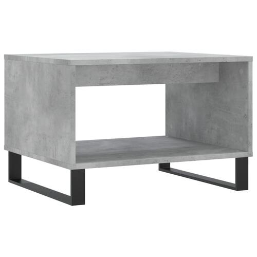 Sofabord 60x50x40 cm konstrueret træ betongrå