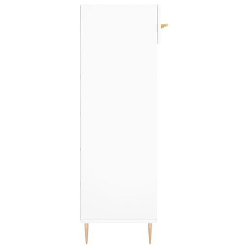 Skoreol 60x35x105 cm konstrueret træ hvid