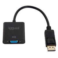 DisplayPort til VGA-adapter iggual IGG319062