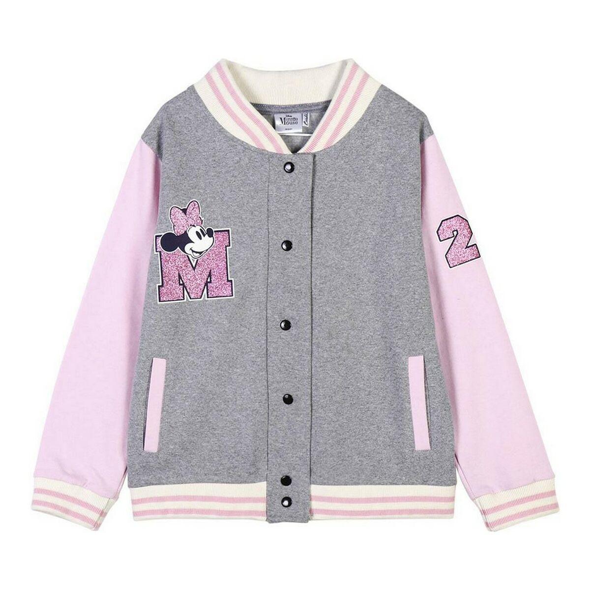 Jakke Børns Minnie Mouse Grå 7 år