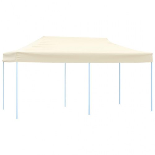 Foldbart pop up-festtelt 3 × 6 m - cremefarvet pavillon