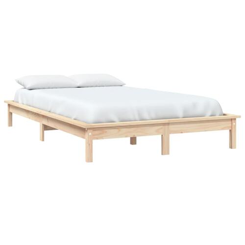 Sengeramme 160x200 cm massivt fyrretræ