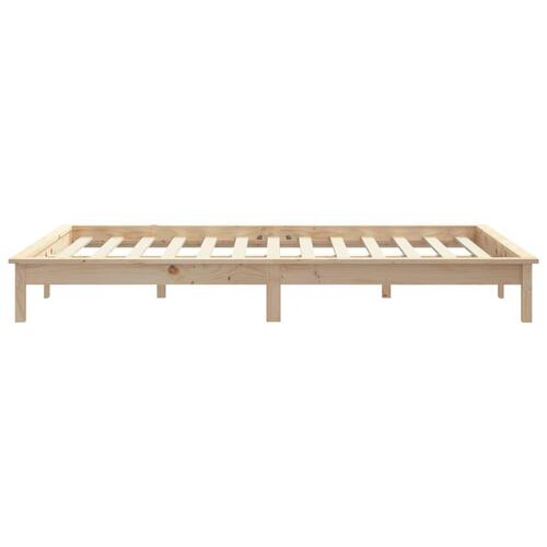 Sengeramme 160x200 cm massivt fyrretræ