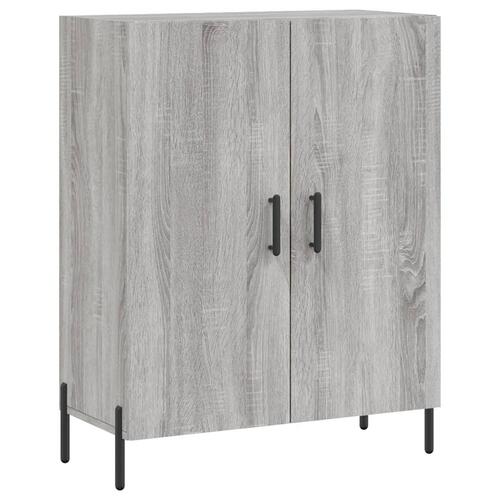 Højskab 69,5x34x180 cm konstrueret træ grå sonoma-eg