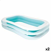 Oppustelig Pool Intex Hvid/Grøn 770 L 262 x 56 x 175 cm (2 enheder)