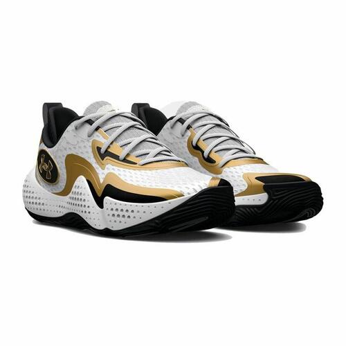 Basketballsko til voksne Under Armour Spawn 5 Hvid 44