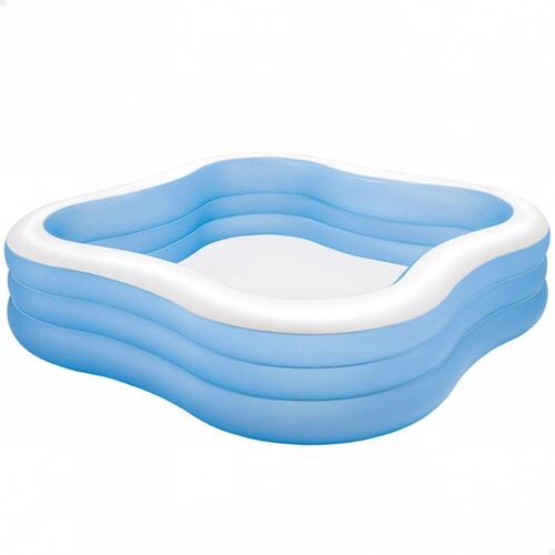 Oppustelig Pool Intex Blå 1250 L 229 x 56 x 229 cm (2 enheder)