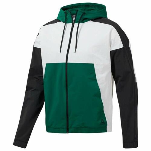 Sportsjakke til Mænd Reebok Meet You There Woven Grøn XL