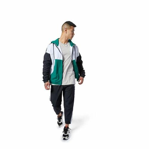 Sportsjakke til Mænd Reebok Meet You There Woven Grøn XL