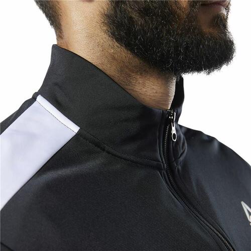 Sportsjakke til Mænd Reebok Essentials Linear Logo Sort S