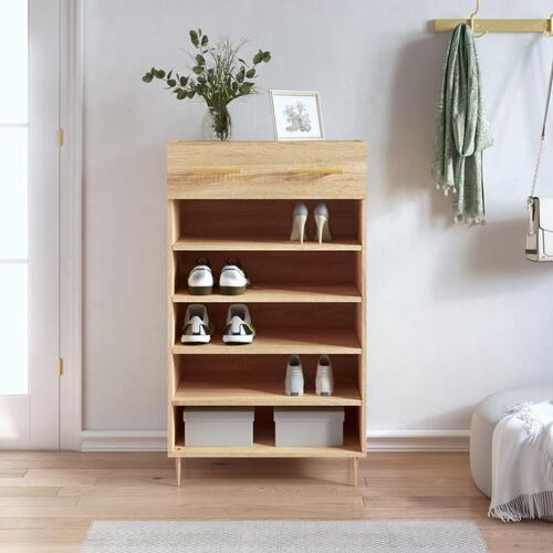Skoreol 60x35x105 cm konstrueret træ sonoma-eg
