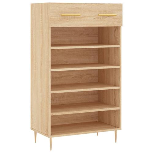 Skoreol 60x35x105 cm konstrueret træ sonoma-eg