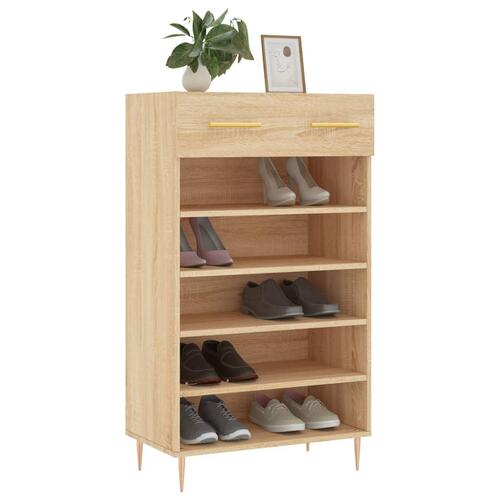 Skoreol 60x35x105 cm konstrueret træ sonoma-eg
