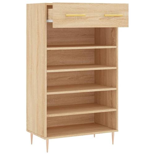 Skoreol 60x35x105 cm konstrueret træ sonoma-eg
