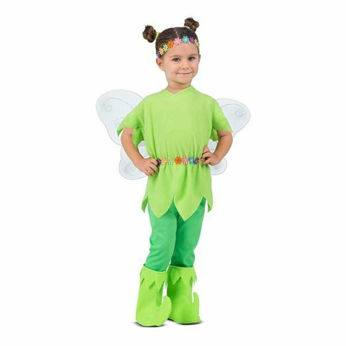 Kostume til børn 5 Dele Campanilla Grøn 10-12 år