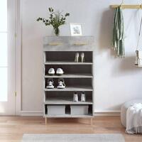 Skoreol 60x35x105 cm konstrueret træ betongrå