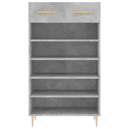Skoreol 60x35x105 cm konstrueret træ betongrå