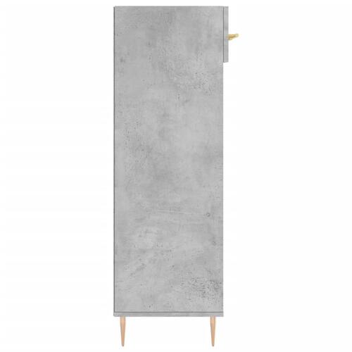 Skoreol 60x35x105 cm konstrueret træ betongrå