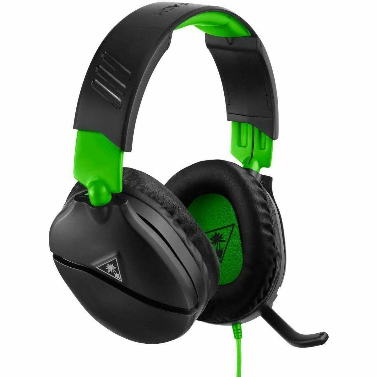 Turtle Beach diadem-hovedtelefoner - Sort/Grøn (gaming)