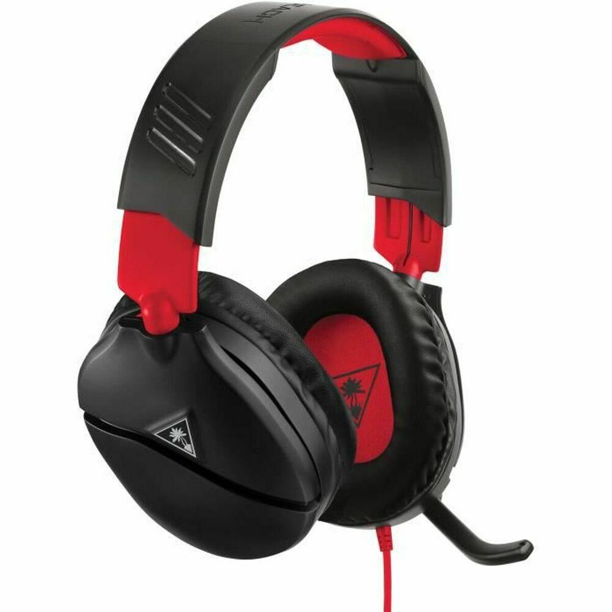 Hovedtelefoner med mikrofon Turtle Beach Rød/Sort