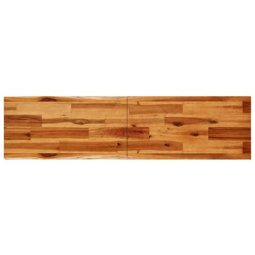 Kosolbord med naturlig kant 140x40x80 cm massivt akacietræ