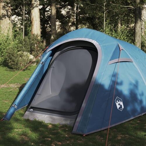 3-personers campingtelt vandafvisende blå