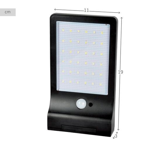 Solcellelampe Aktive 11 x 3 x 19 cm (12 enheder)