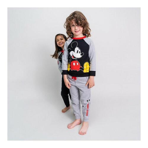 Træningsdragt til børn Mickey Mouse Sort 2 år