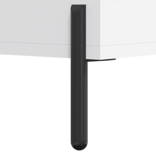 Skoreol 60x35x105 cm konstrueret træ hvid