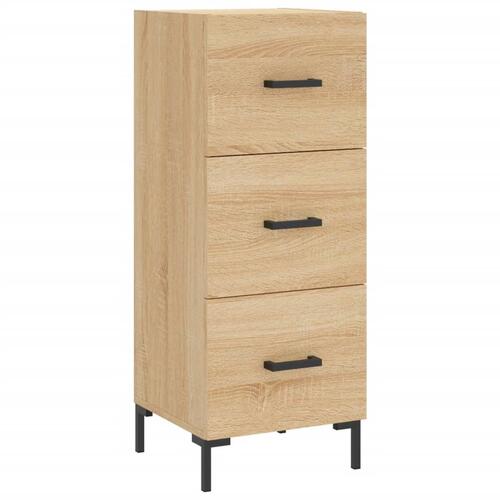 Skab 34,5x34x180 cm konstrueret træ sonoma-eg