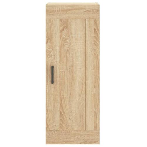 Skab 34,5x34x180 cm konstrueret træ sonoma-eg
