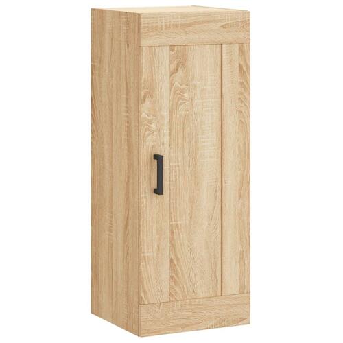 Skab 34,5x34x180 cm konstrueret træ sonoma-eg