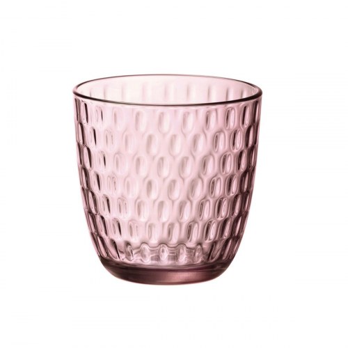 Bormioli Rocco Slot drikkeglas - syren, relief, 290 ml (6 stk)