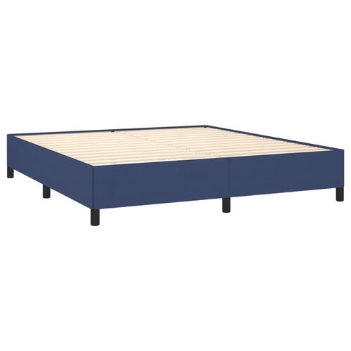 Sengeramme uden madras 180x200 cm stof blå