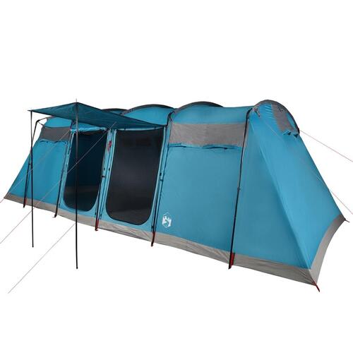 8-personers campingtelt vandafvisende blå