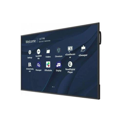 Skærm Videowall ViewSonic CDE6530 Sort UHD 4K 65"