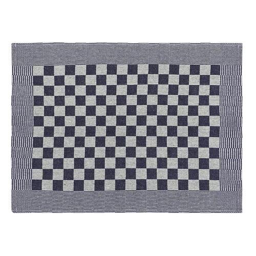 Viskestykker 50 stk. 50x70 cm bomuld blå og hvid