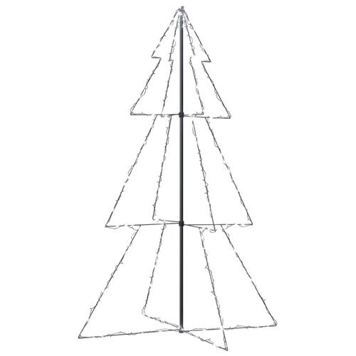 Lysende juletræ 118x180 cm 240 LED'er indendørs/udendørs