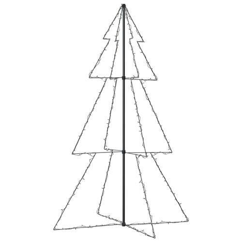 Lysende juletræ 118x180 cm 240 LED'er indendørs/udendørs