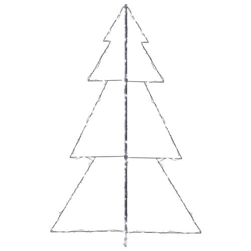 Lysende juletræ 118x180 cm 240 LED'er indendørs/udendørs