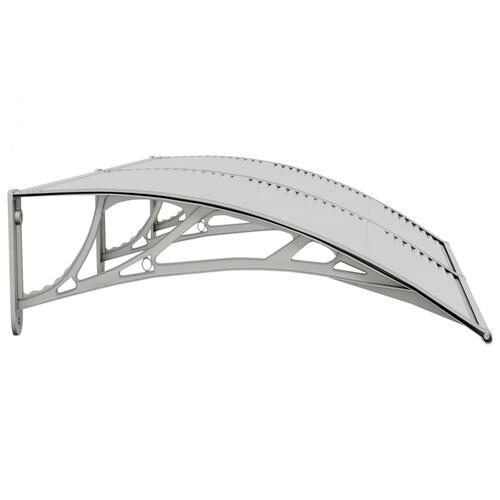 Dørbaldakin 150x75 cm polycarbonat grå