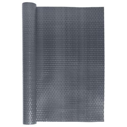 Altanafskærmning 300x90 cm polyrattan antracitgrå