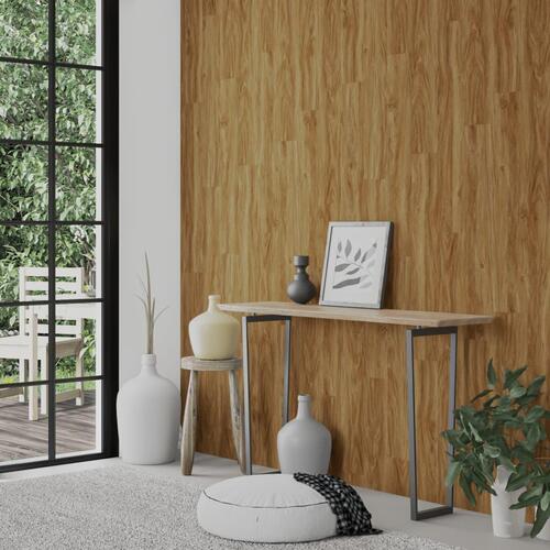 Vægpaneler 2,06 m² trælook PVC brun