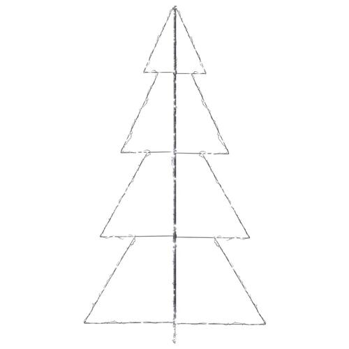 Lysende juletræ 143x250 cm 360 LED'er indendørs/udendørs