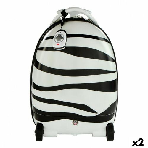 Trolley rygsæk Rastar Børns Radiostyring Zebra 2,4 GHz 34 x 48 x 27,5 cm (2 enheder)